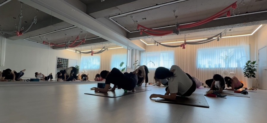 서대전 소그룹 요가 6명 수업 사라요가